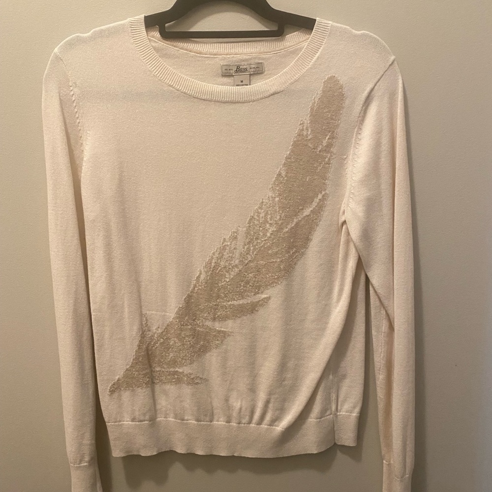 Feather detailed sweater